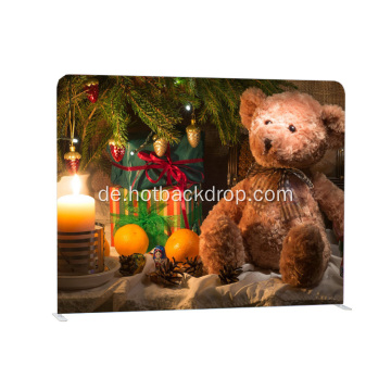 Bären Sie Tier gedruckte Weihnachtsspannungsanzeige Hintergrund